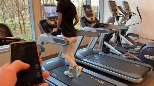 Public Masturbation with Lovense (Lush) Part 3 – Gym Seduction